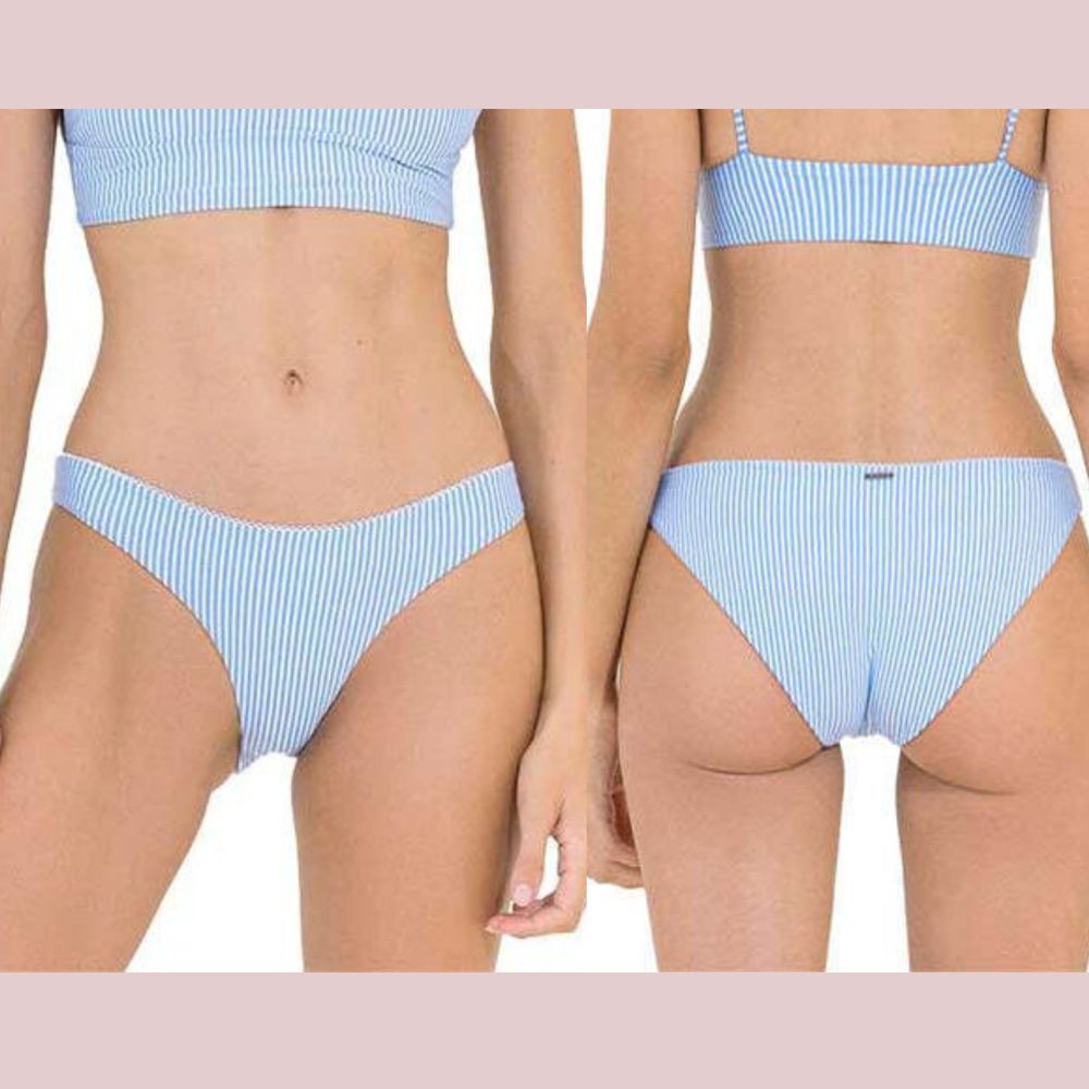 NEW Maaji [ Medium ] Dorothy Gingham Flirt Thin Side Bottoms Stripes Floral 6298